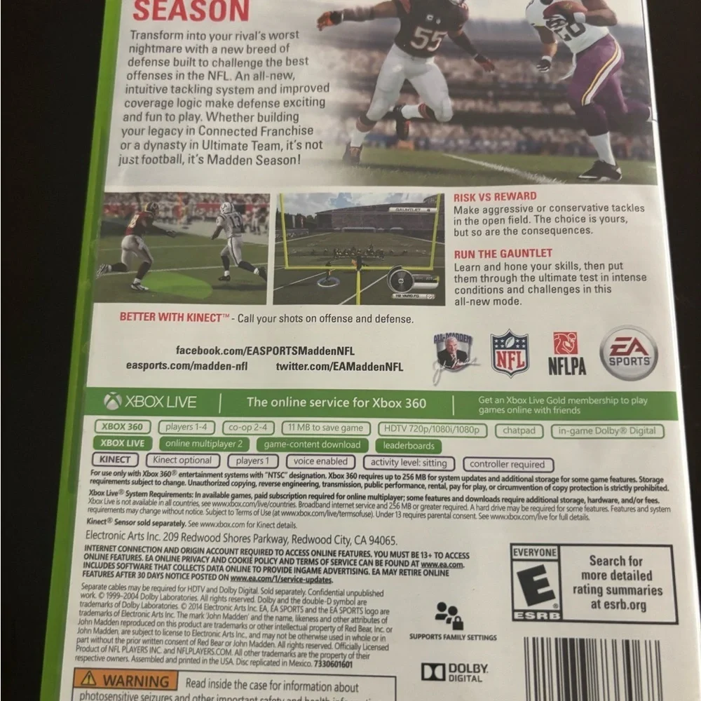 Microsoft Madden NFL 15 for Xbox 360